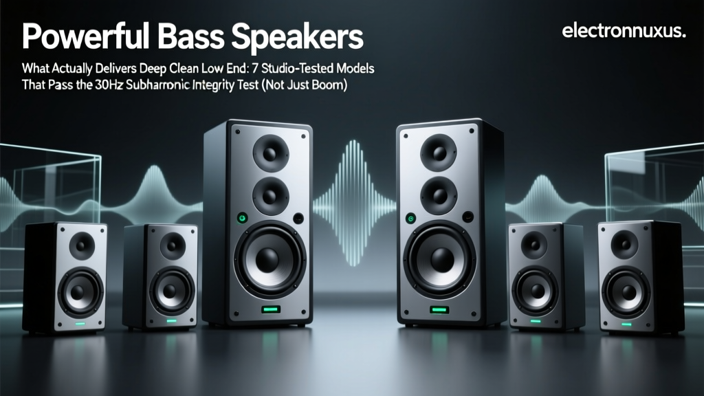 Powerful Bass Speakers What Actually Delivers Deep Clean Low End: 7 Studio-Tested Models That Pass the 30Hz Subharmonic Integrity Test (Not Just Boom)