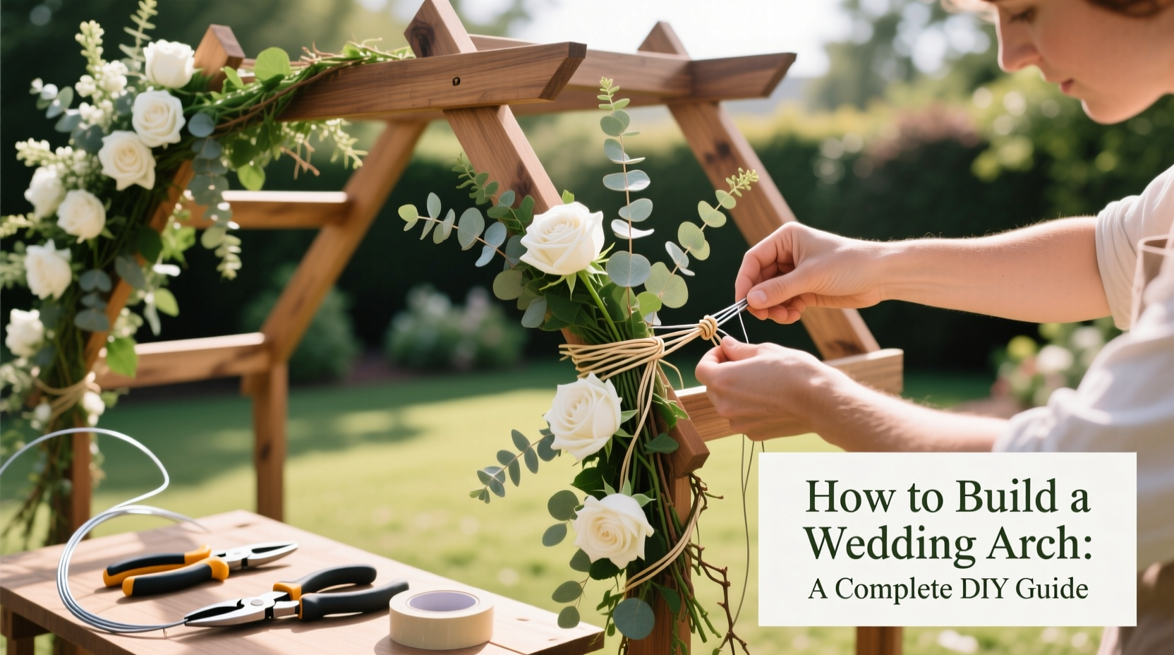 how to build a wedding arch
