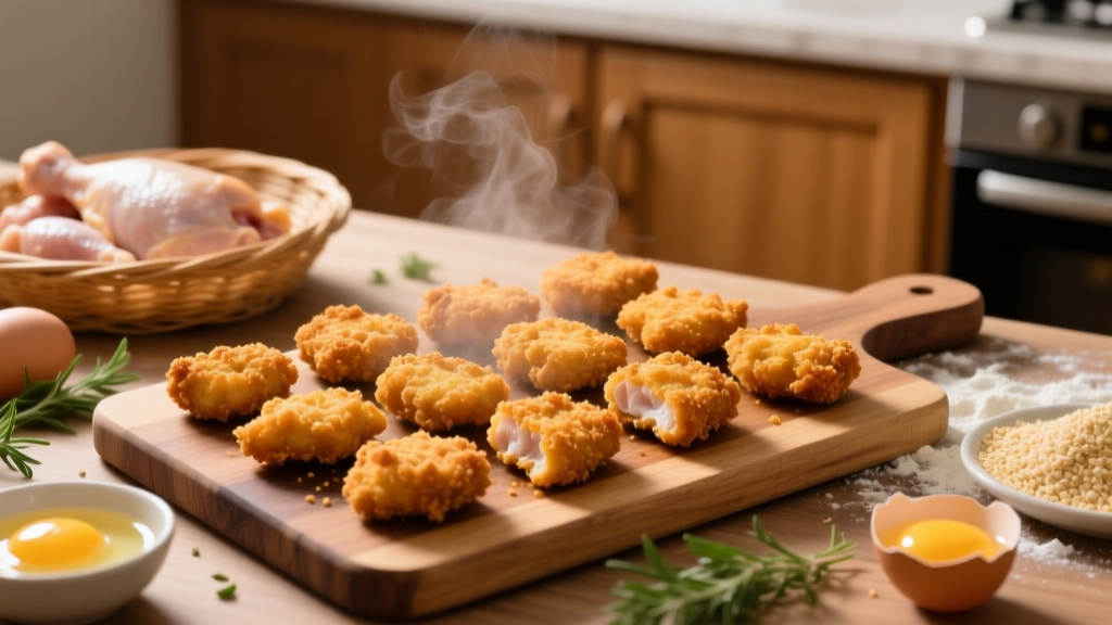 Crispy Breaded Chicken Bites in Air Fryer (No Soggy Coating!)