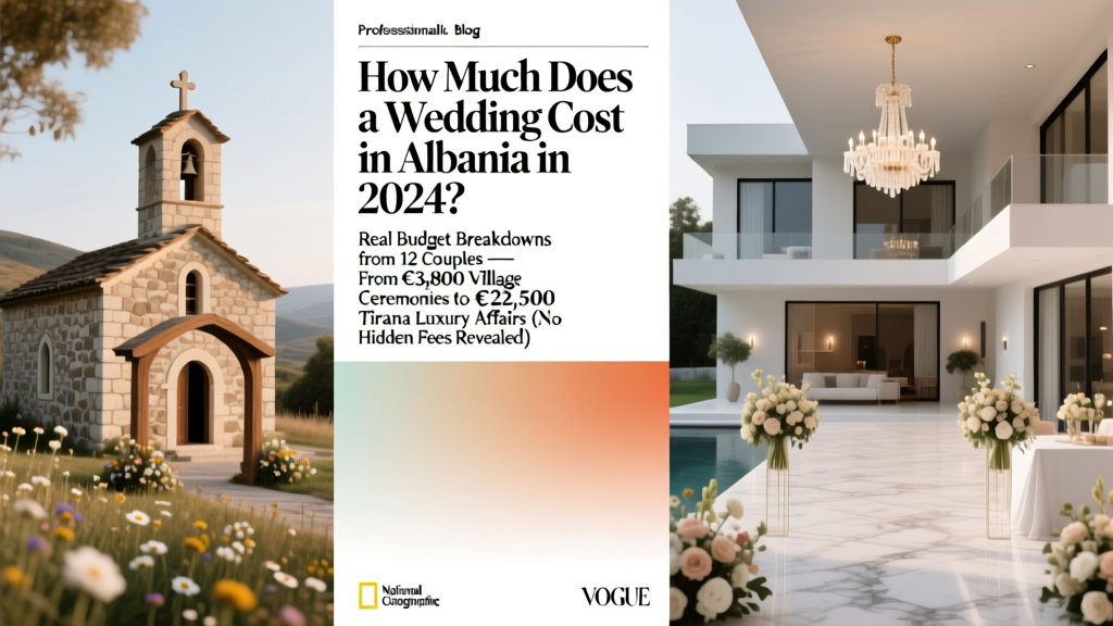 Albania Wedding Cost 2026: Real Budgets from €3,800–€22,500