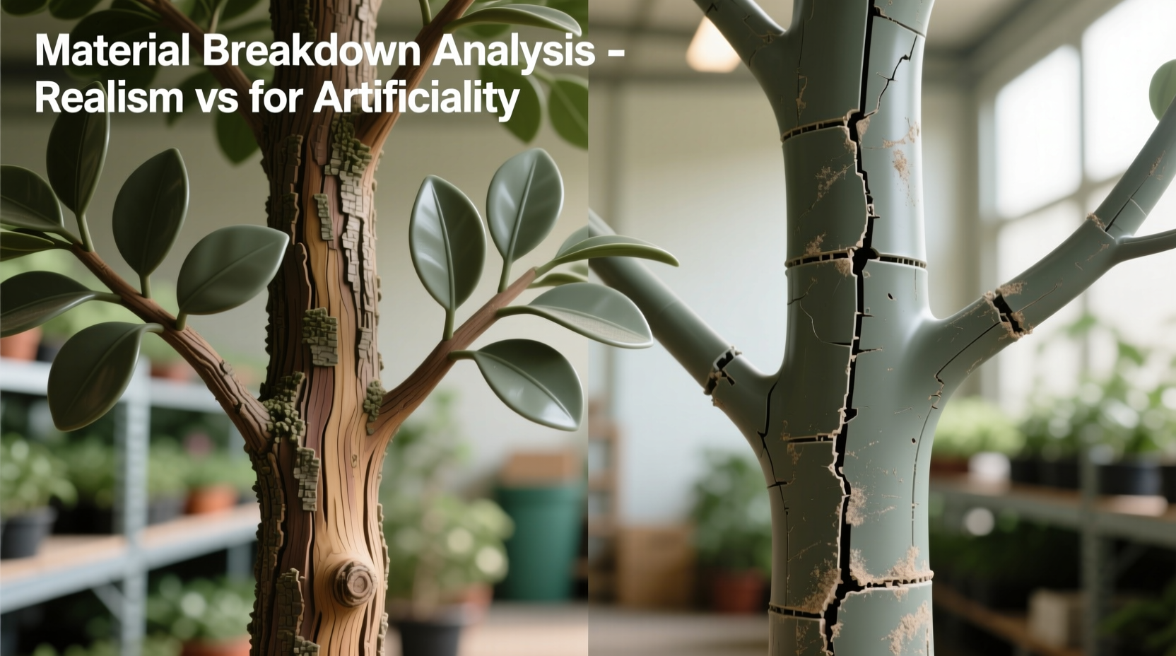 why do some artificial trees feel more realistic than others material breakdown