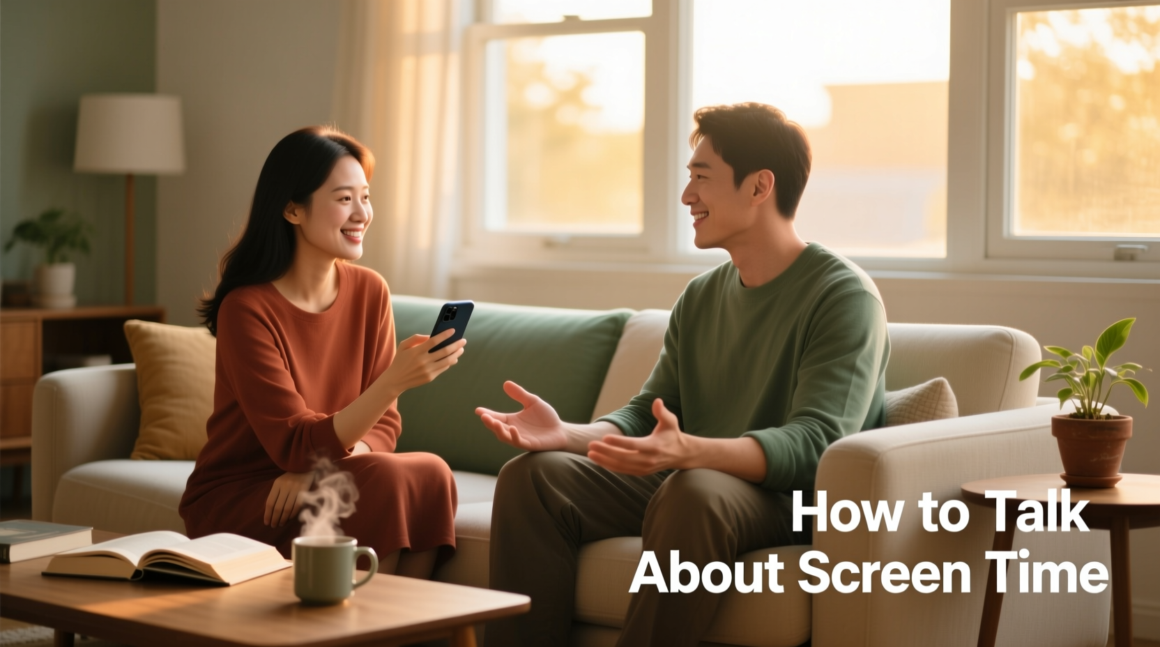 how to talk to your partner about screen time without sounding naggy