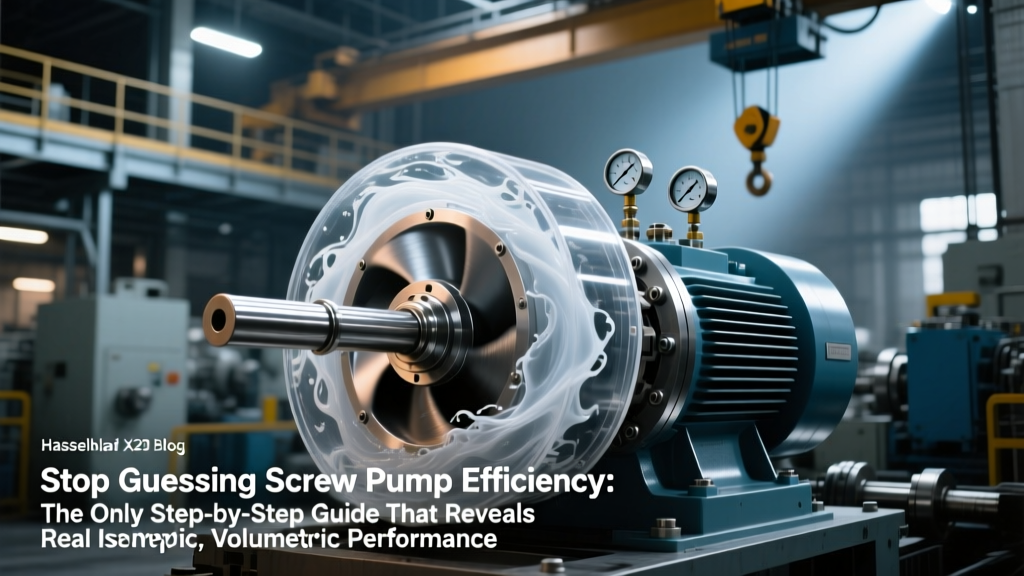 Screw Pump Efficiency Calculator: Isentropic, Volumetric,