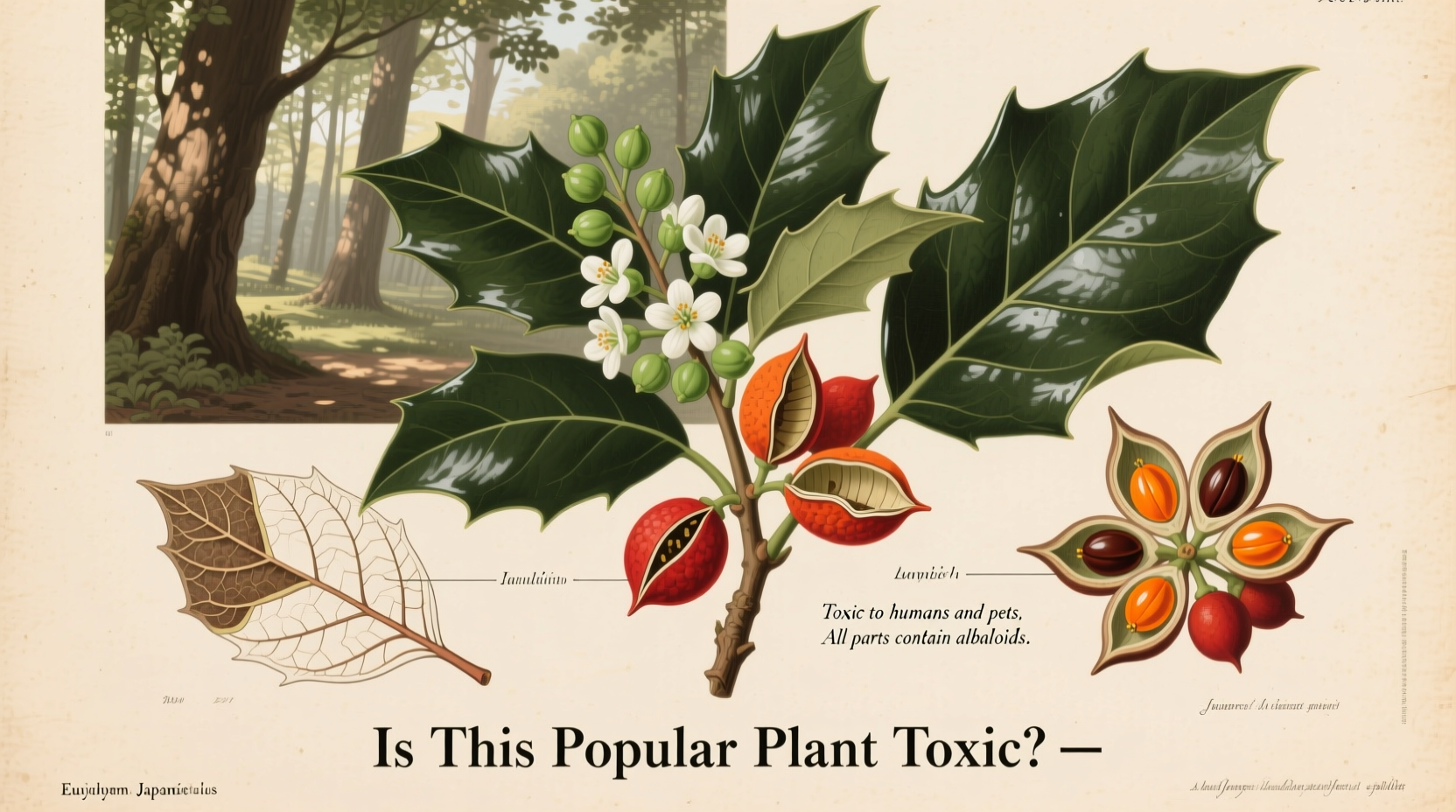 Euonymus Japonicus: Is This Popular Plant Toxic?
