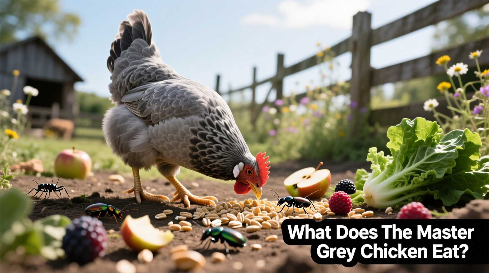 Master Grey Chicken Diet: What Grey Dun Chickens Eat