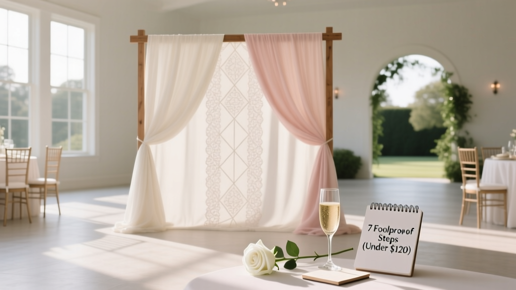 Wedding Backdrop DIY: 7 Steps Under $120 (2026)