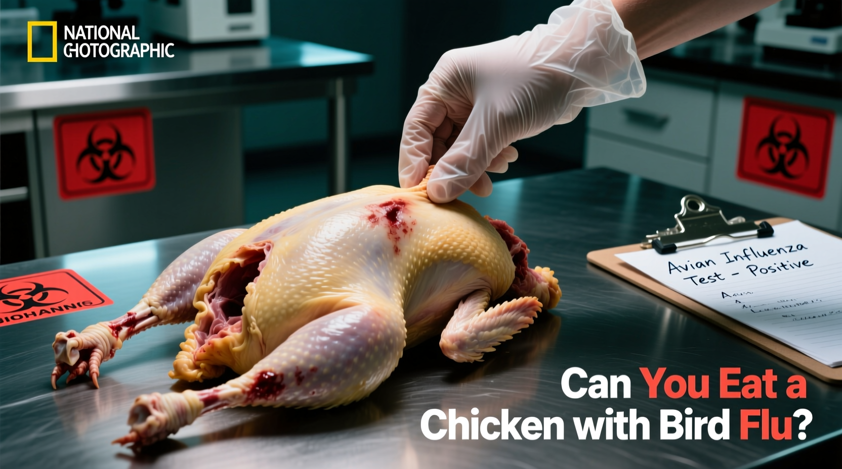 can you eat a chicken with bird flu
