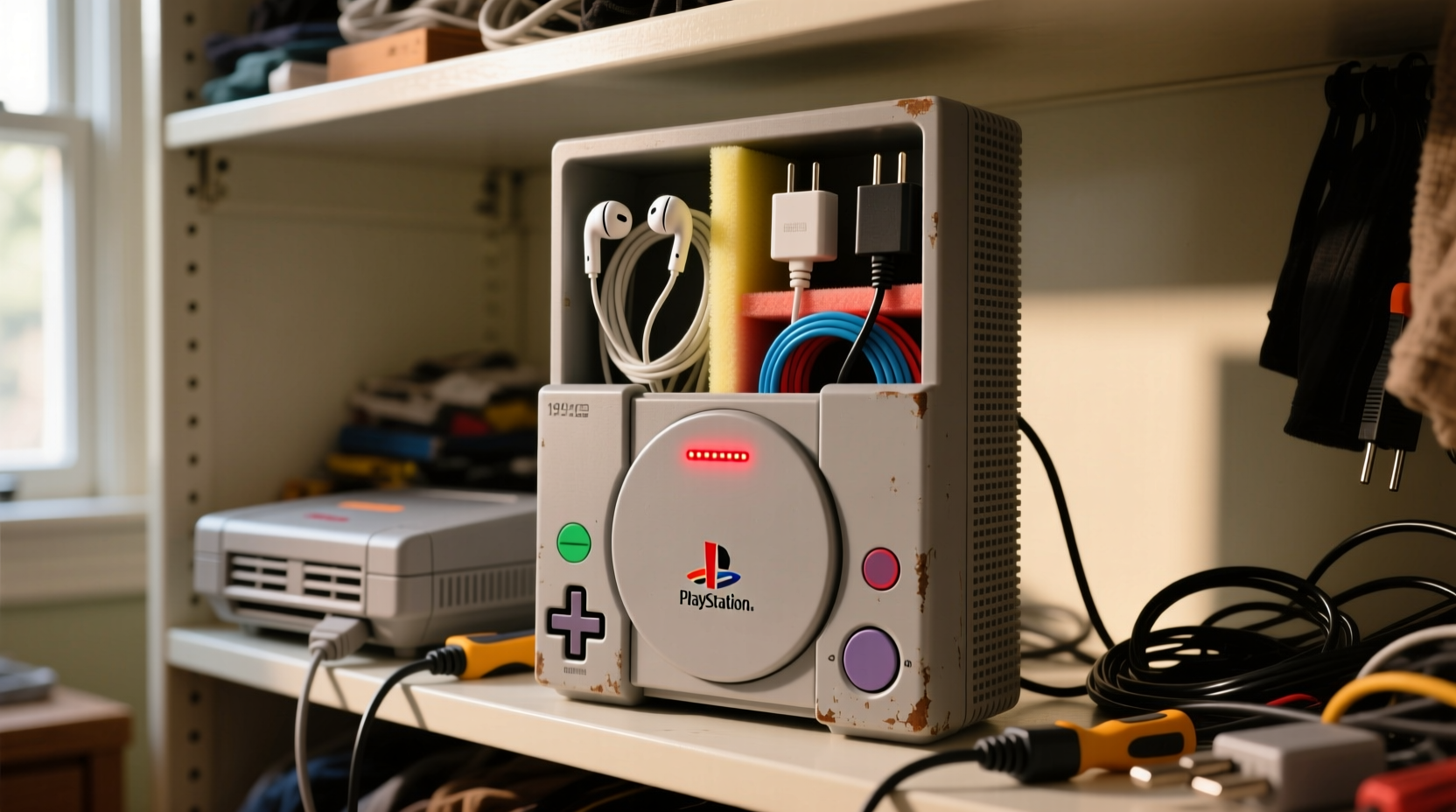 closet organization tips repurpose console cases