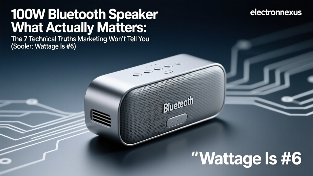 100W Bluetooth Speaker What Actually Matters: The 7 Technical Truths Marketing Won’t Tell You (Spoiler: Wattage Is #6)