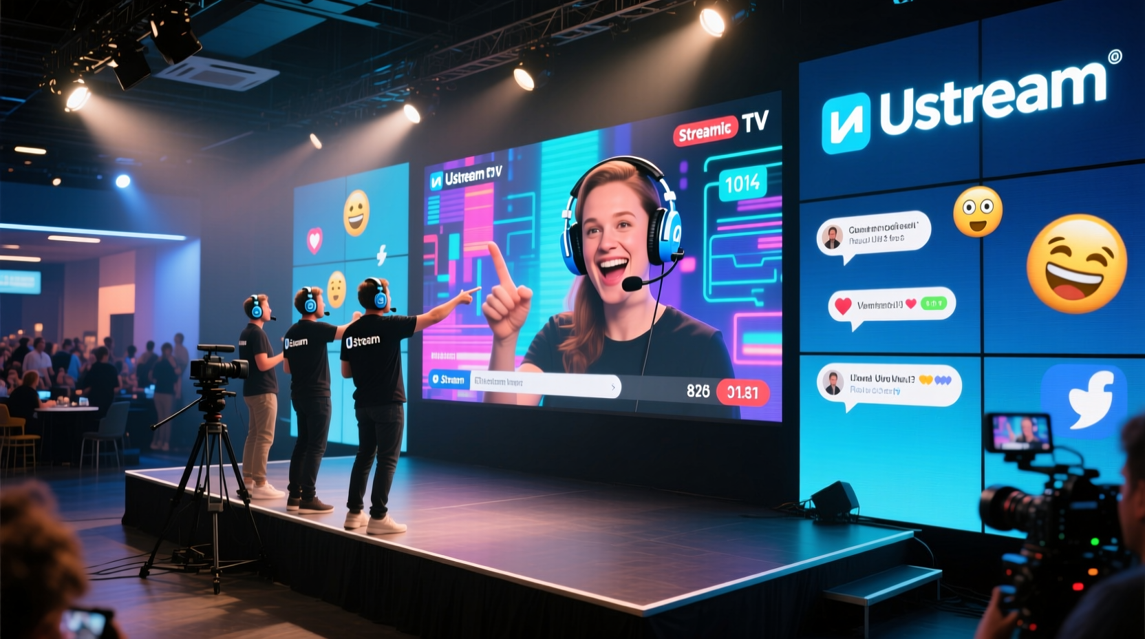broadcast live events with ustream tv