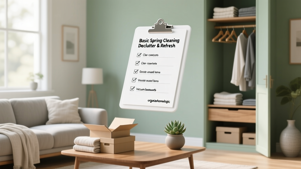 Basic Spring Cleaning Checklist: Declutter & Refresh