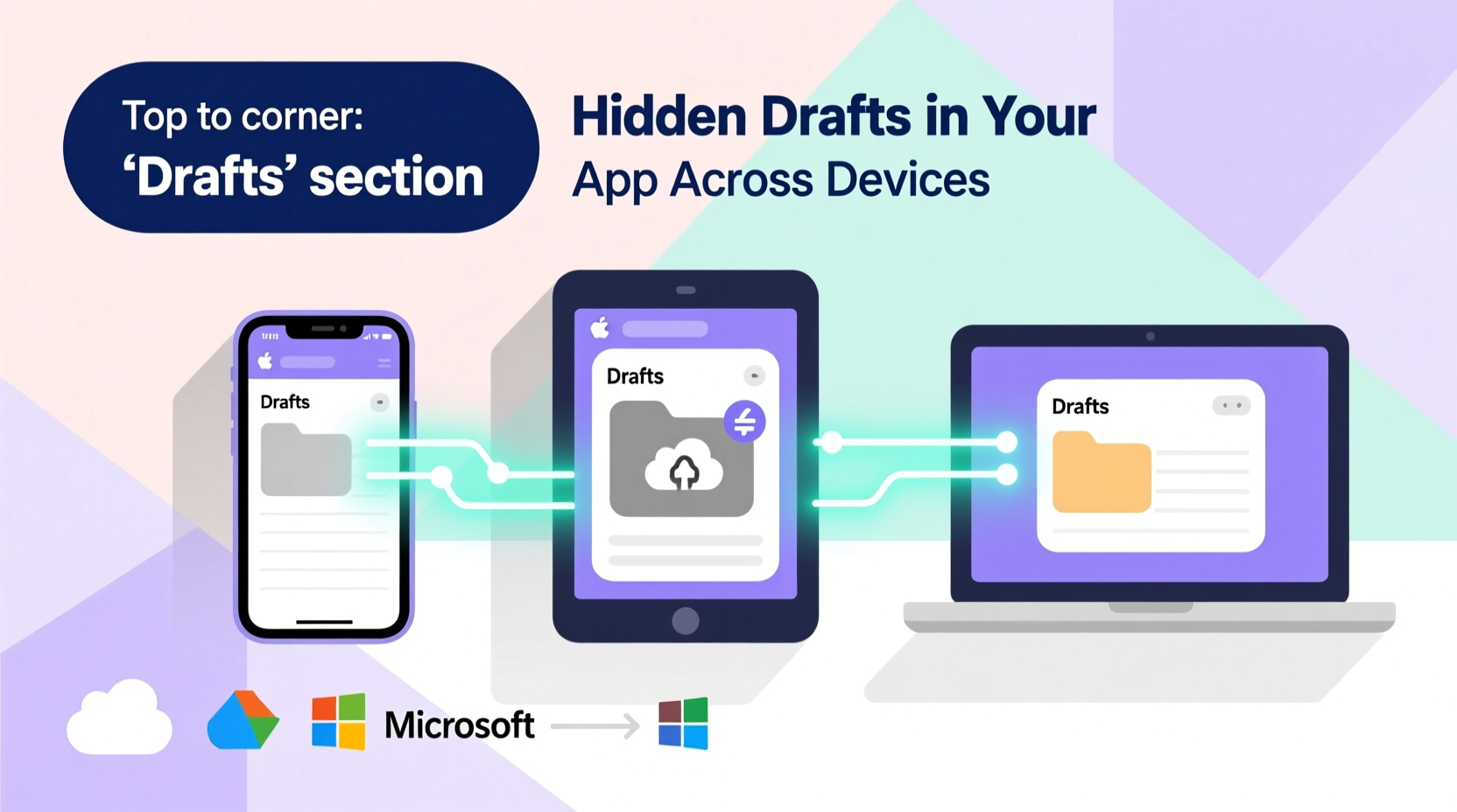 how to find hidden drafts in your notes app across devices