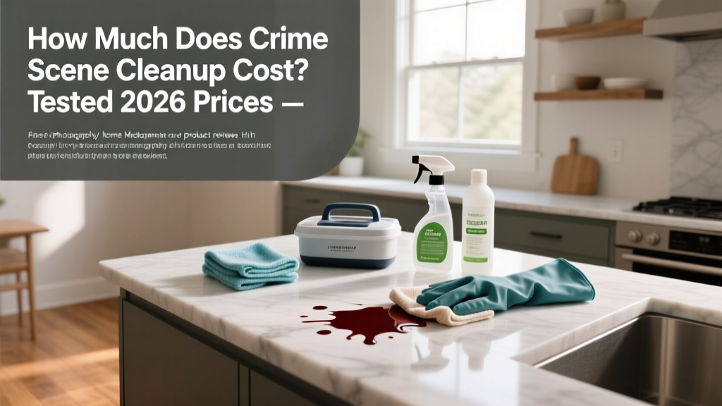 How Much Does Crime Scene Cleanup Cost? Tested 2026 Prices