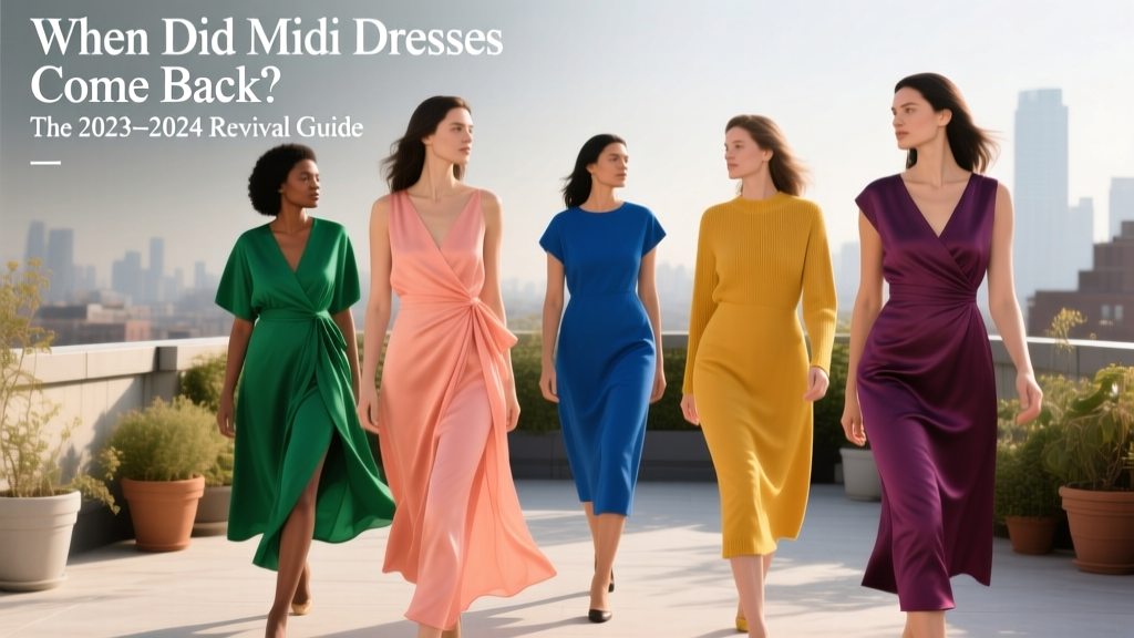 When Did Midi Dresses Come Back? The 2023–2024 Revival Guide