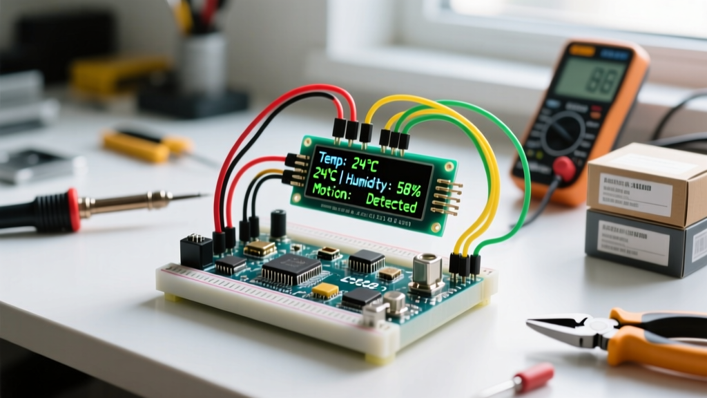 Wiring Arduino LCD Displays in Multi-Peripheral Sensor Setups