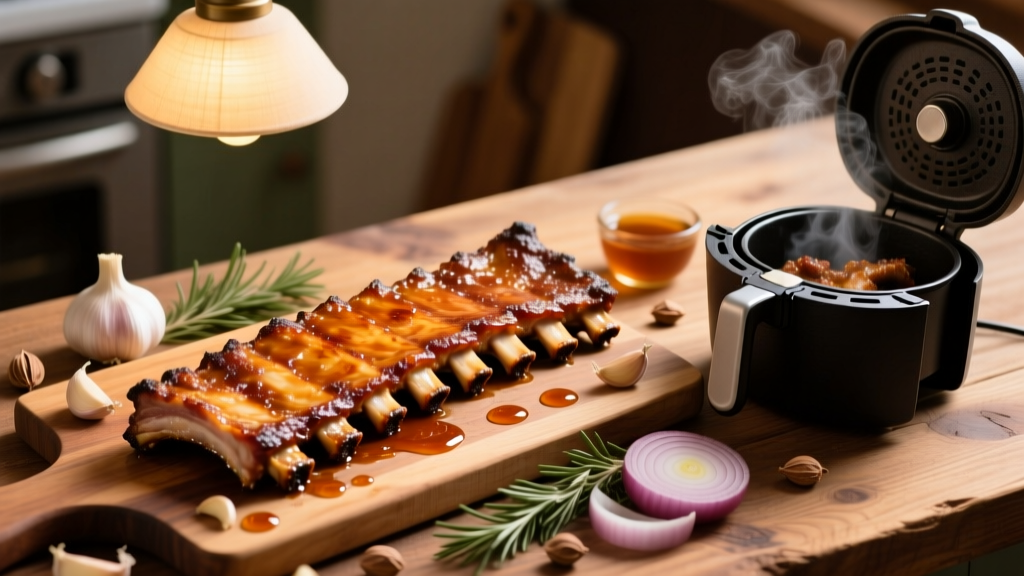 Air Fryer Country-Style Pork Ribs (Crispy & Juicy!)