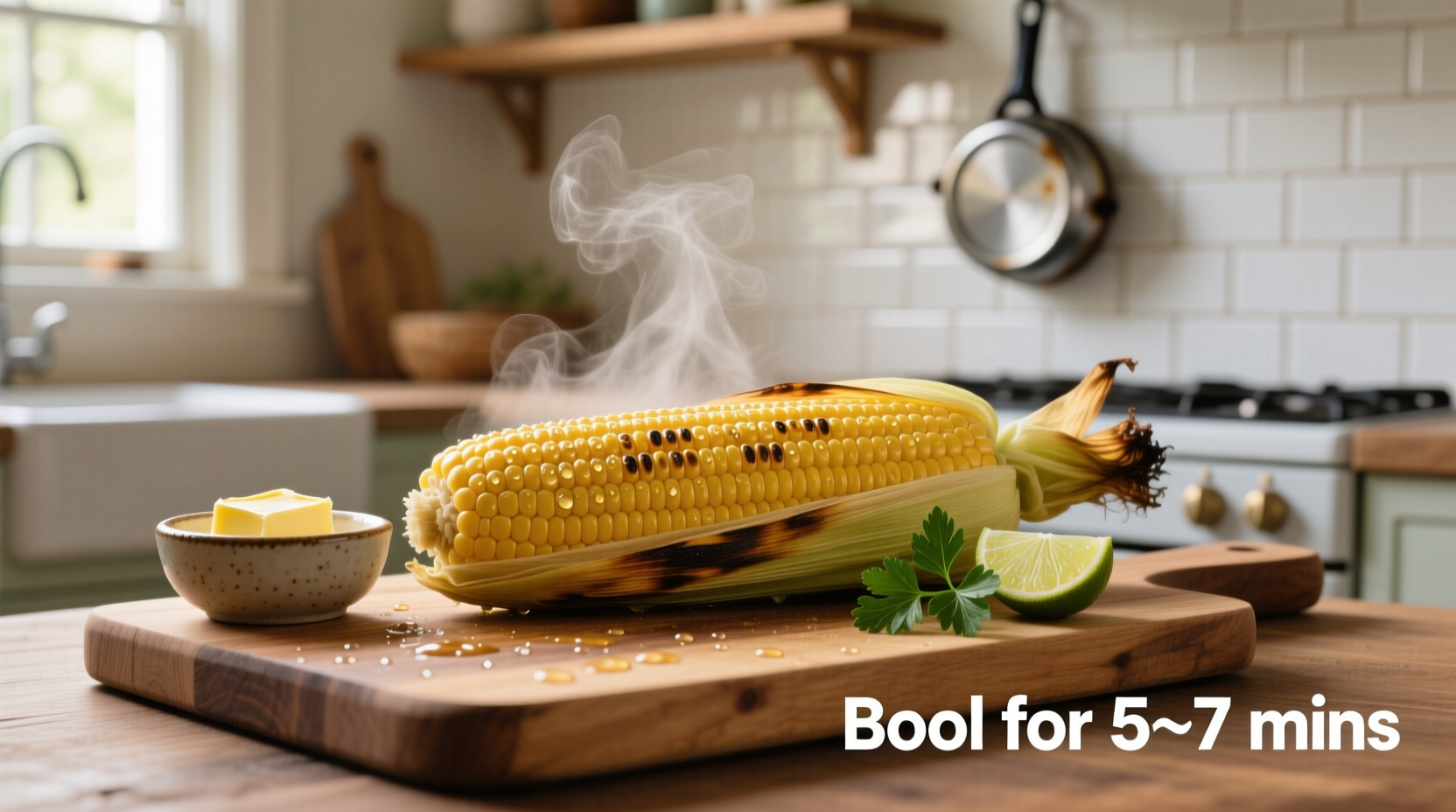 Perfect Boiled Corn on the Cob: 3-5 Minute Method