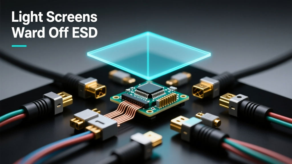Light Screens Ward Off ESD: How Optical Shielding Mitigates Electrostatic Discharge in High-Speed Interconnects