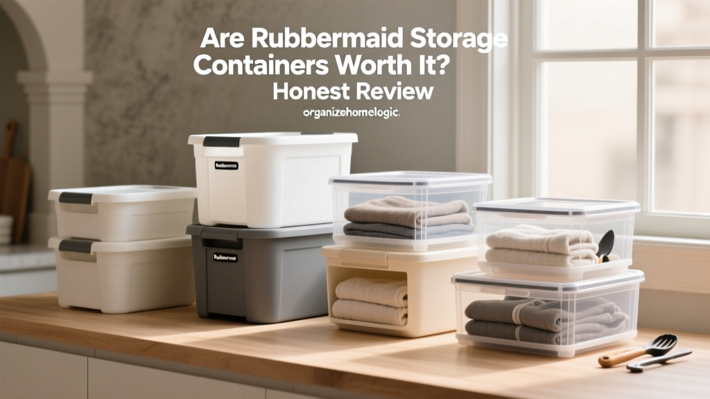 Are Rubbermaid Storage Containers Worth It? Honest Review