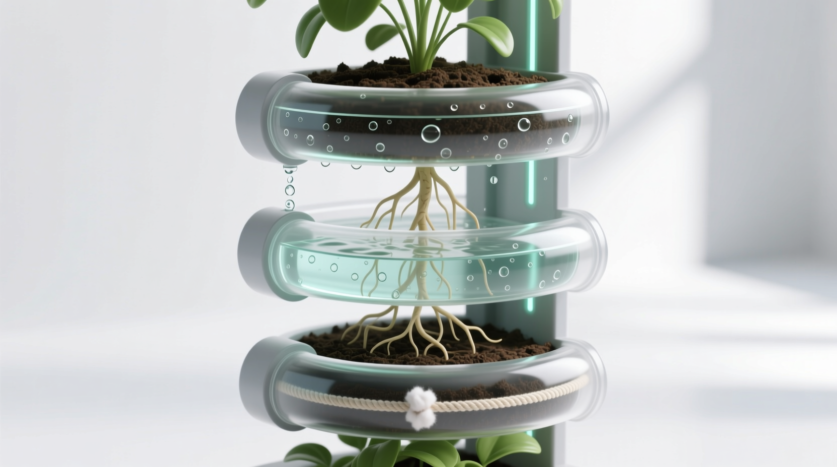 making self watering plant containers