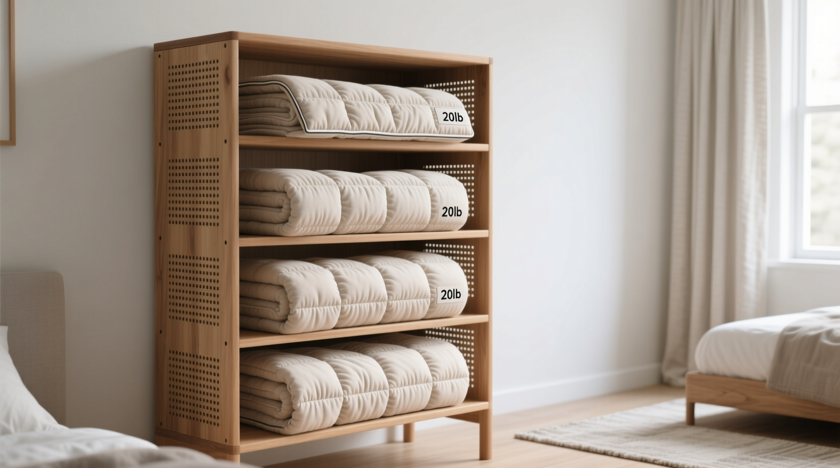 weighted blanket storage without damage