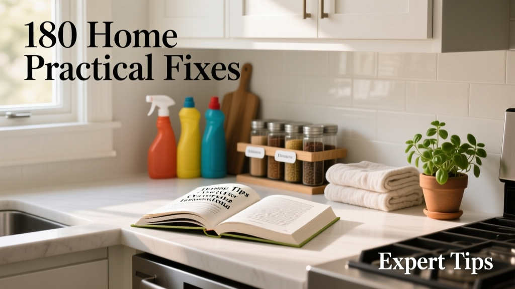 Home Tips 180: Practical Fixes for Everyday Household Issues