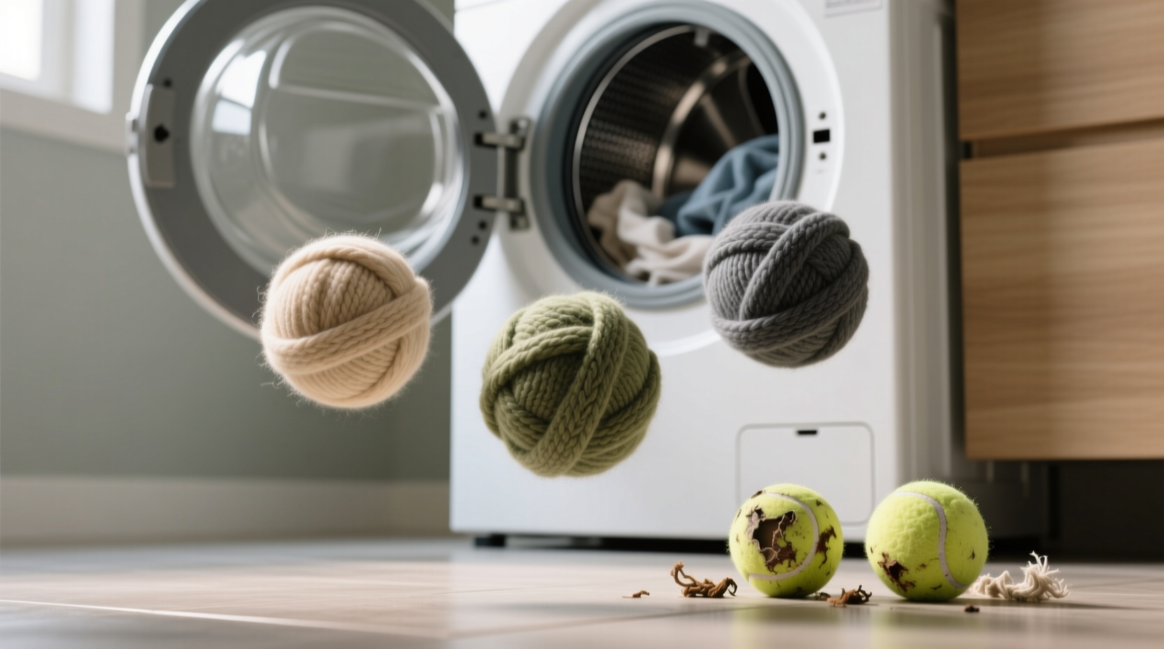 wool dryer balls vs tennis balls the truth