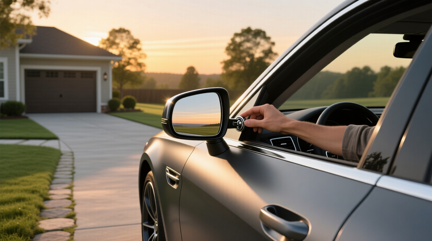 How to choose car side view mirrors,How to set car side mirrors correctly?