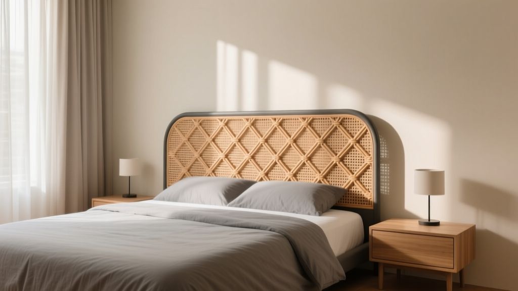 Bedroom Cane Webbing Headboard Ideas - The Decor Mag