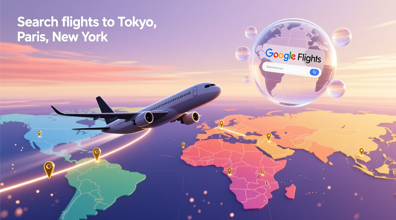 use this extension to search google flights for the one