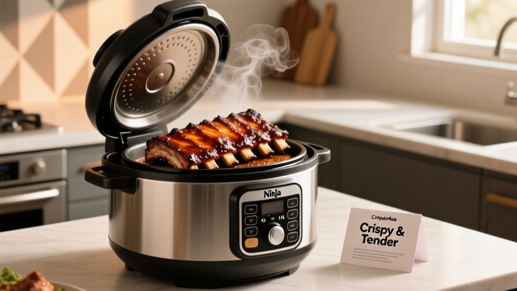 How to Cook Ribs in a Ninja Foodi XL (Crispy & Tender!)