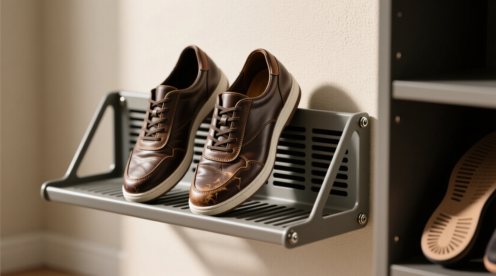 ventilated shoe rack for leather sneakers worth it