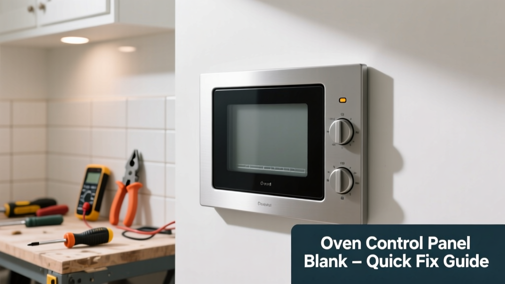 Oven Control Panel Blank in Bathroom: Quick Fixes
