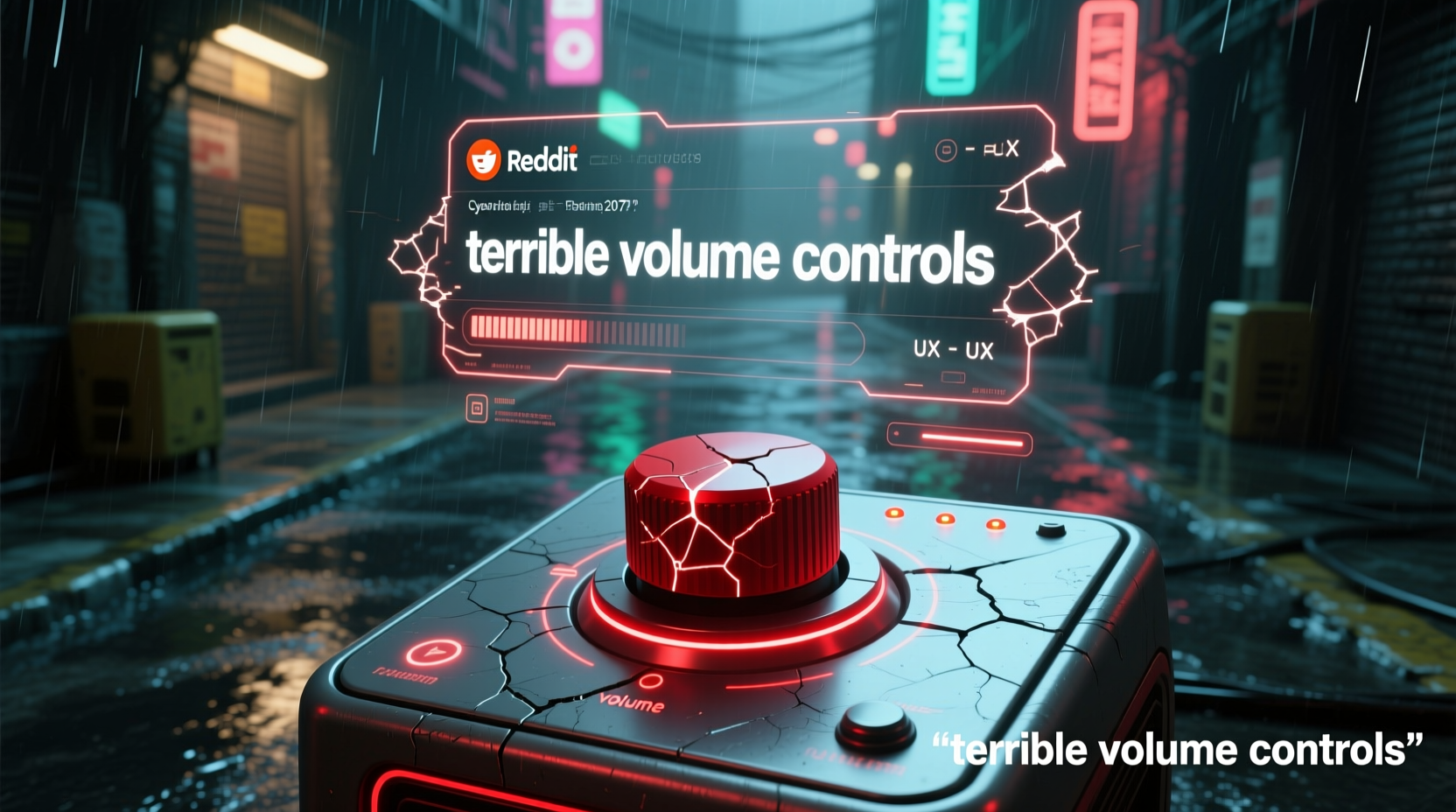 reddits terrible volume controls teach good design