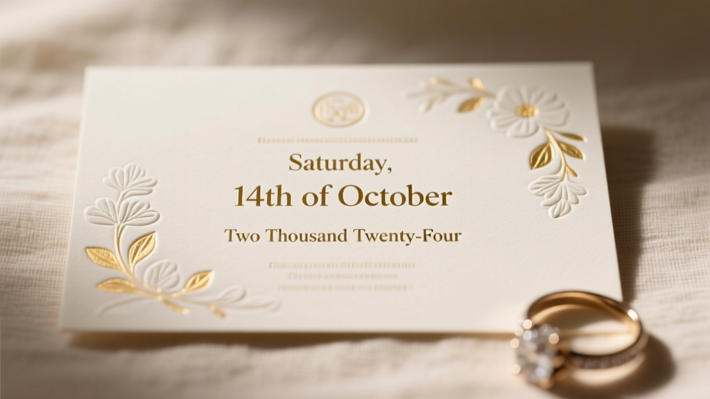 Wedding Date Format Guide: Rules & Checklist (2026)