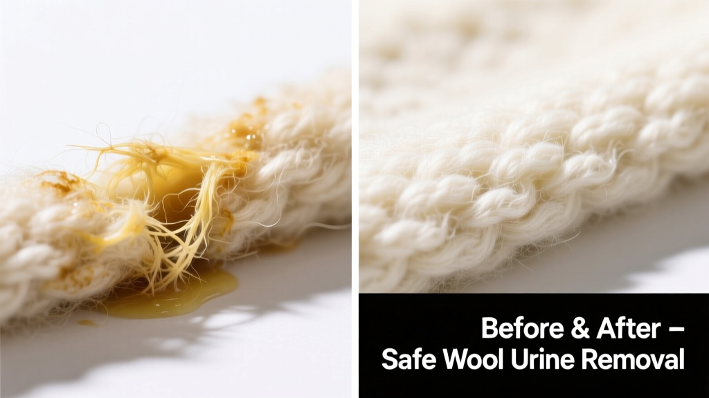 How to Remove Urine from Wool Safely and Effectively
