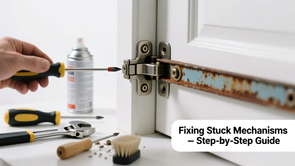 How to Fix a Stuck Mechanism in Doors, Windows, or Locks