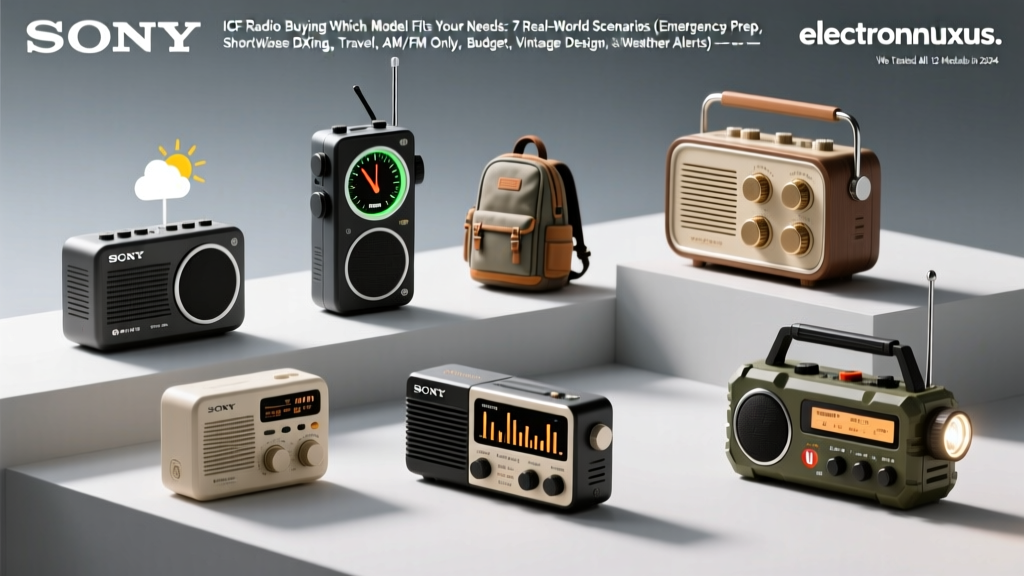 Sony ICF Radio Buying Which Model Fits Your Needs: 7 Real-World Scenarios (Emergency Prep, Shortwave DXing, Travel, AM/FM Only, Budget, Vintage Design, & Weather Alerts) — We Tested All 12 Models in 2024
