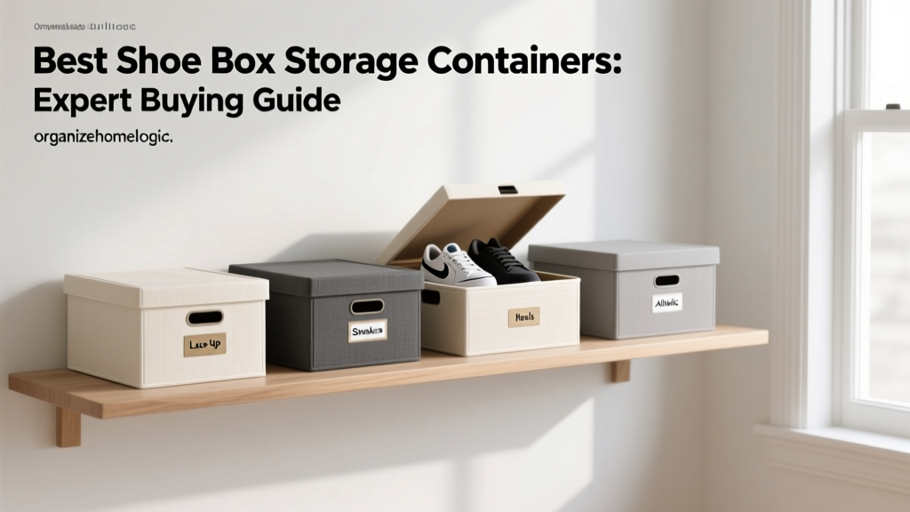 Best Shoe Box Storage Containers: Expert Buying Guide