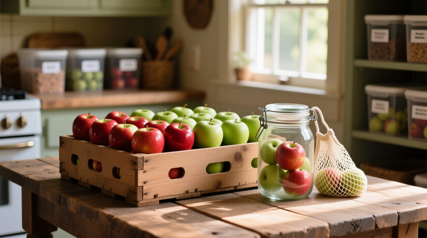 best way to store apples