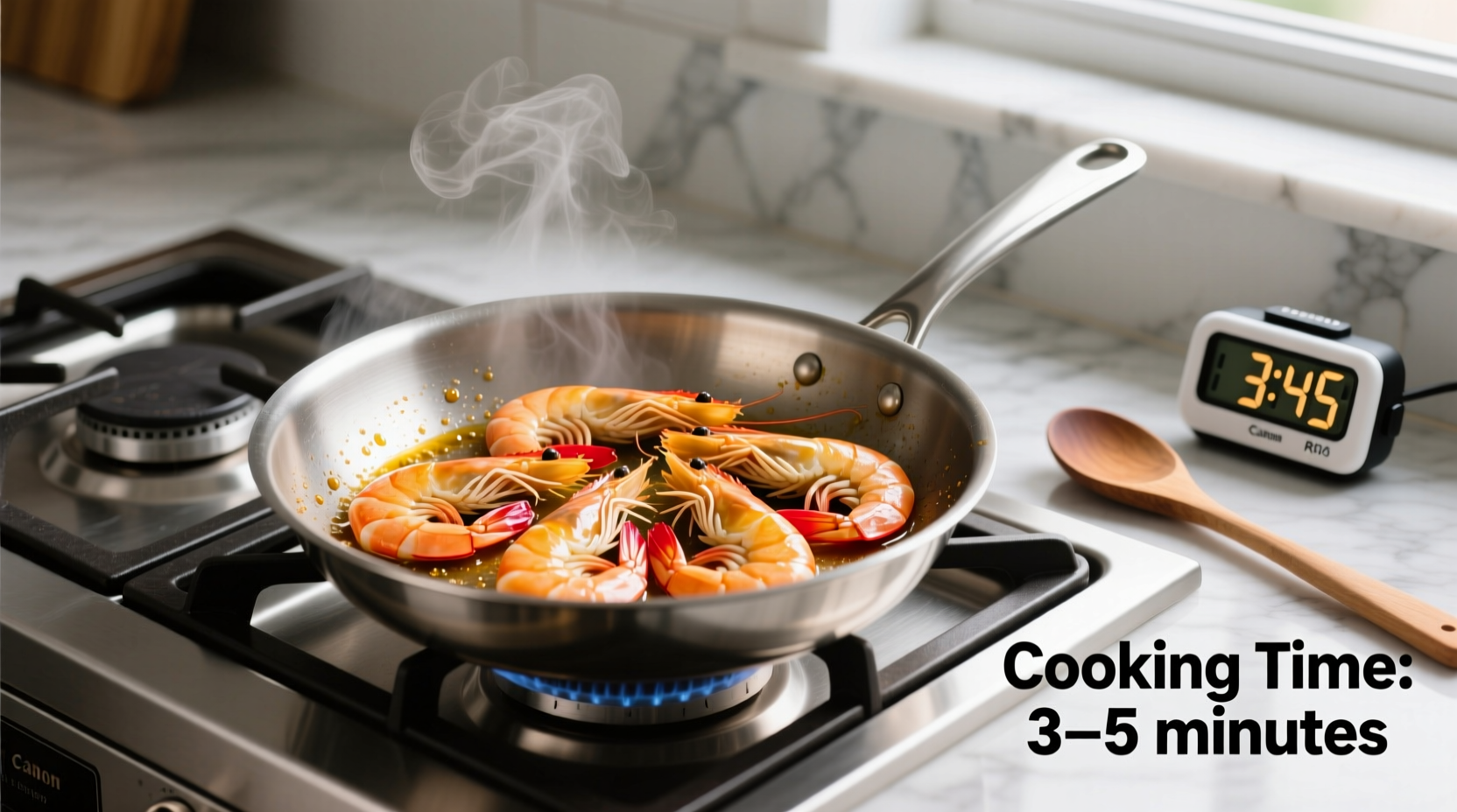 how long does it take to cook shrimp