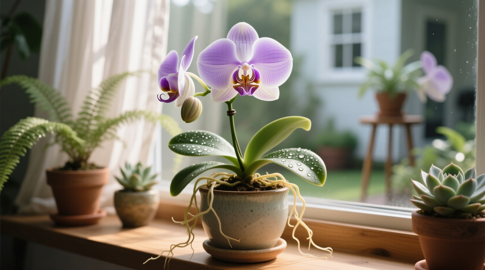 orchid pot plant care