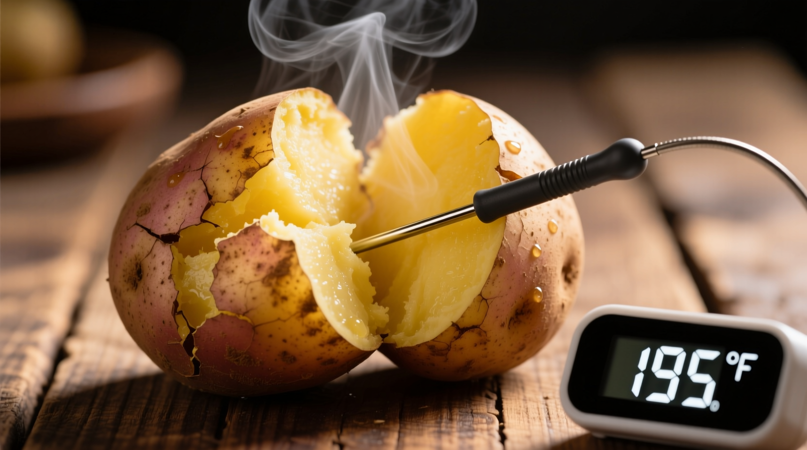 Perfect Baked Potato Internal Temperature Guide: 190-210°F
