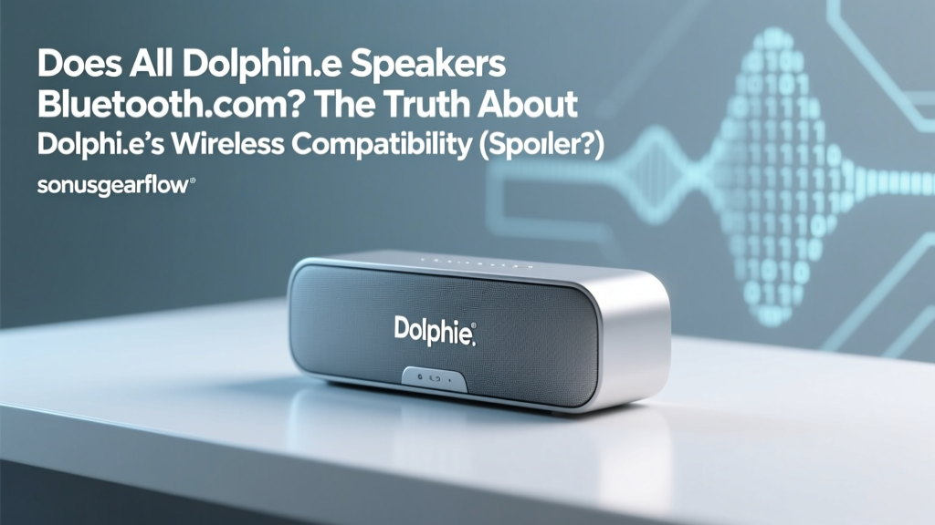 Dolphi.e Speakers Bluetooth? Which Models Support It (2026)