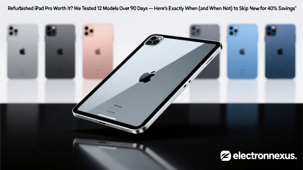 Refurbished iPad Pro Worth It? We Tested 12 Models Over 90 Days — Here’s Exactly When (and When Not) to Skip New for 40% Savings