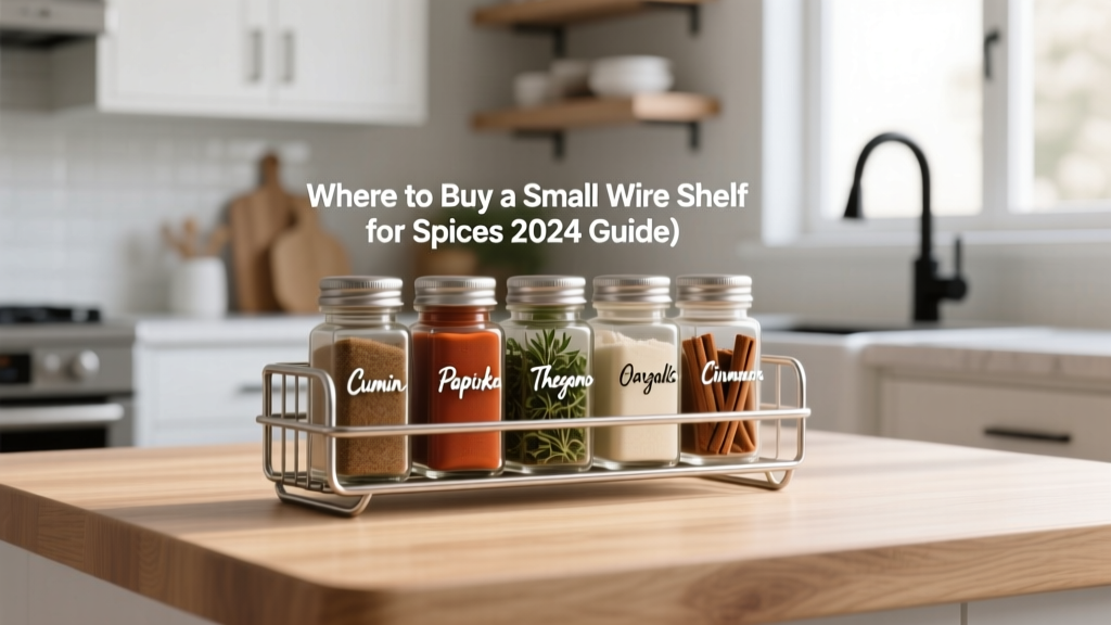 Where to Buy a Small Wire Shelf for Spices (2024 Guide)