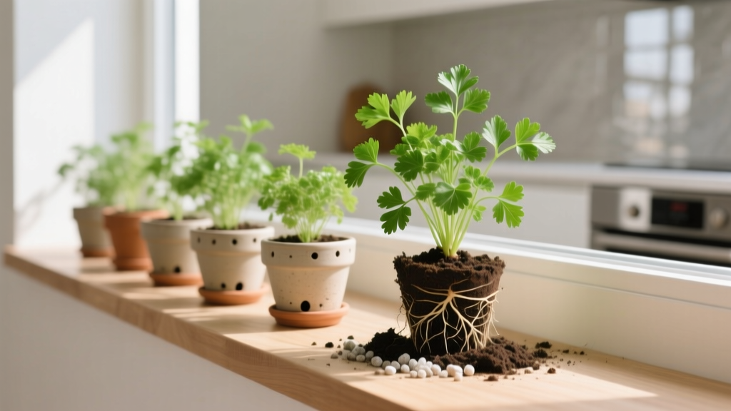 Indoor Parsley Repotting Guide: Science-Backed Steps