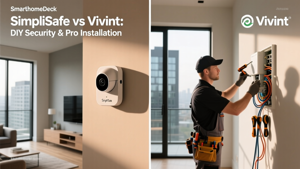 SimpliSafe vs Vivint: DIY Security vs Pro Installation