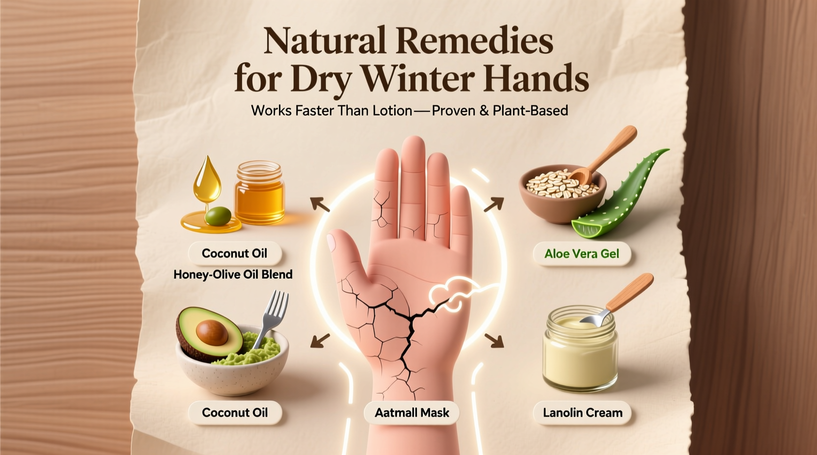 best natural remedies for dry winter hands that work faster than lotion