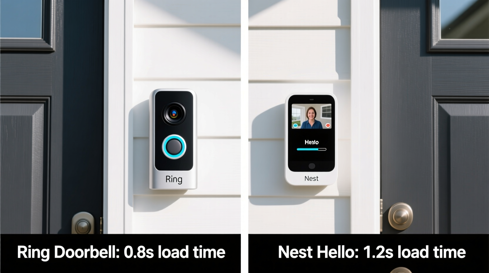 ring doorbell vs nest hello which smart doorbell loads video faster on data